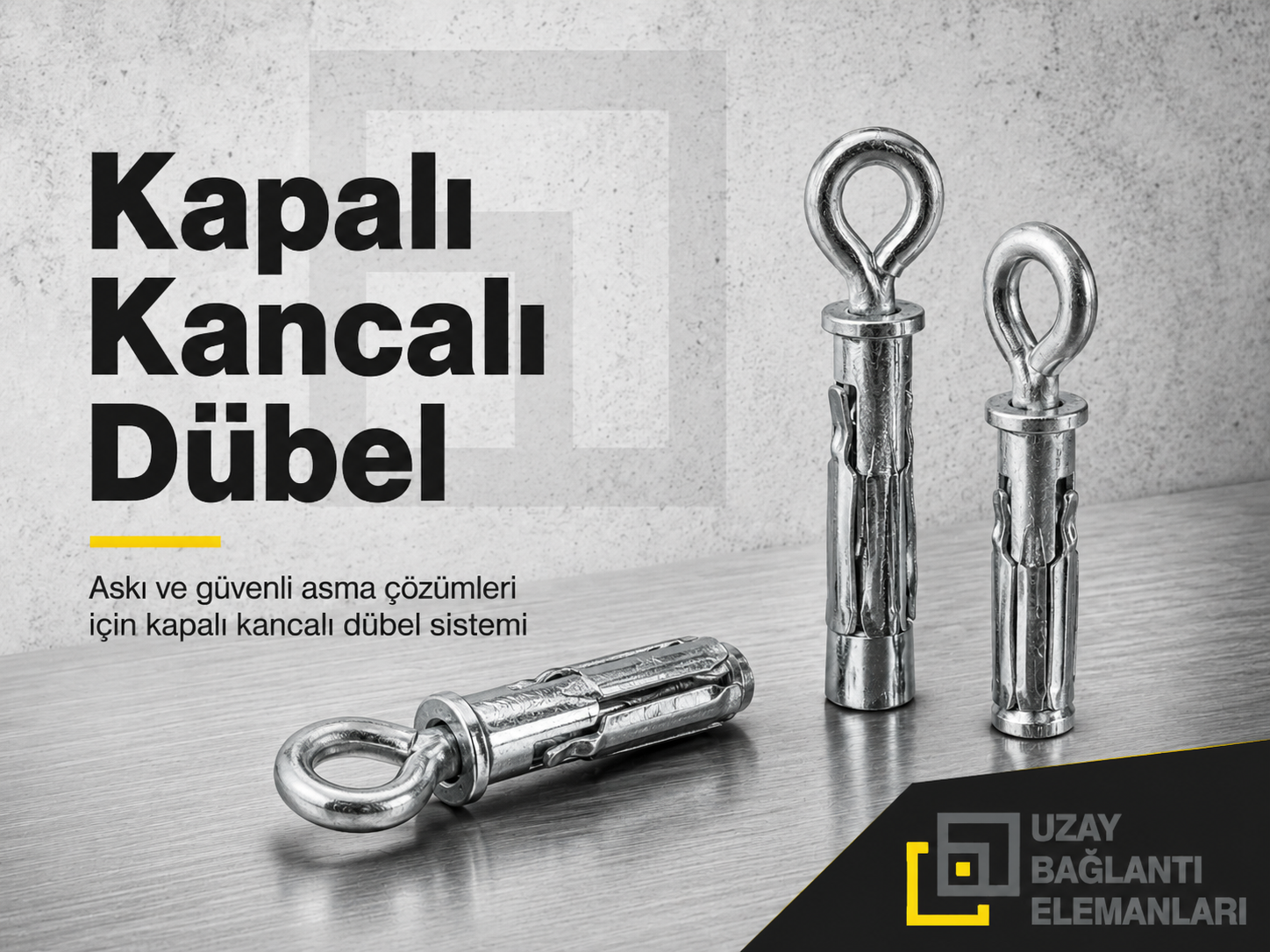 Kapalı Kancalı Dübel