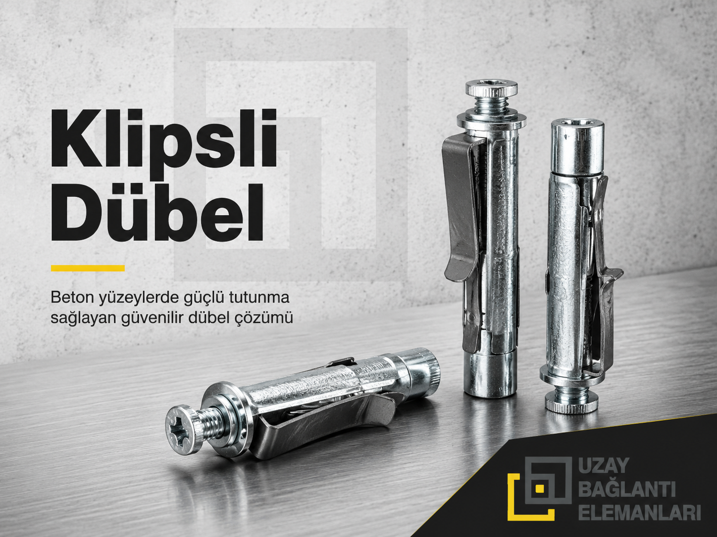 Klipsli Dübel