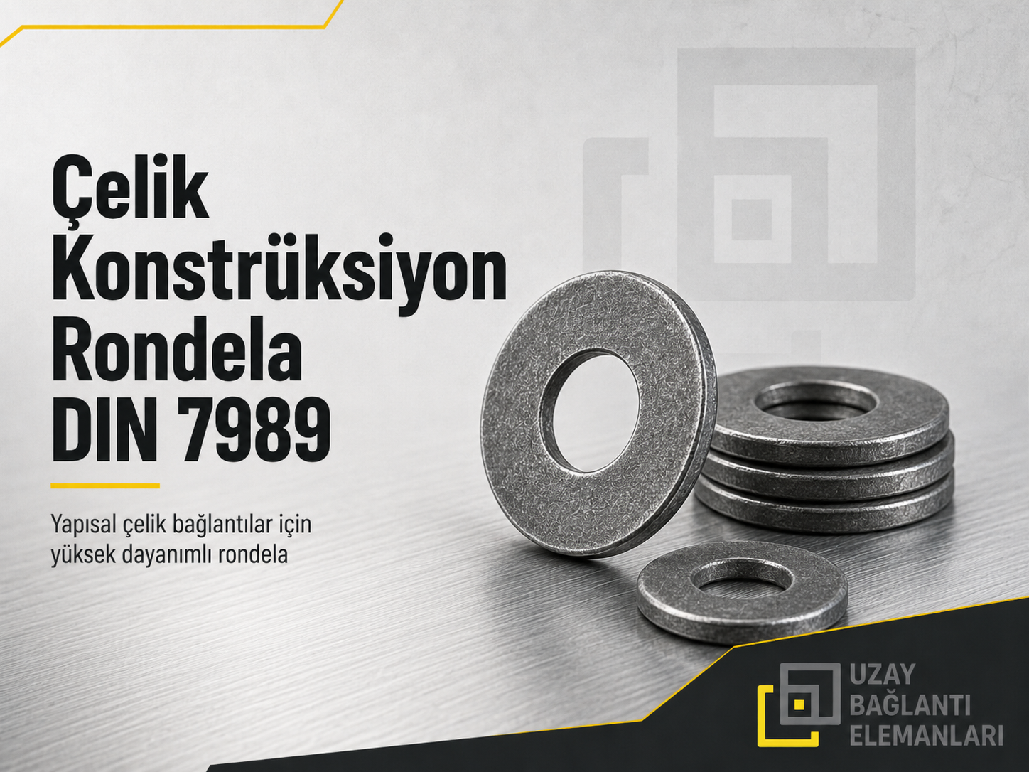 Çelik Konstrüksiyon Rondela DIN 7989