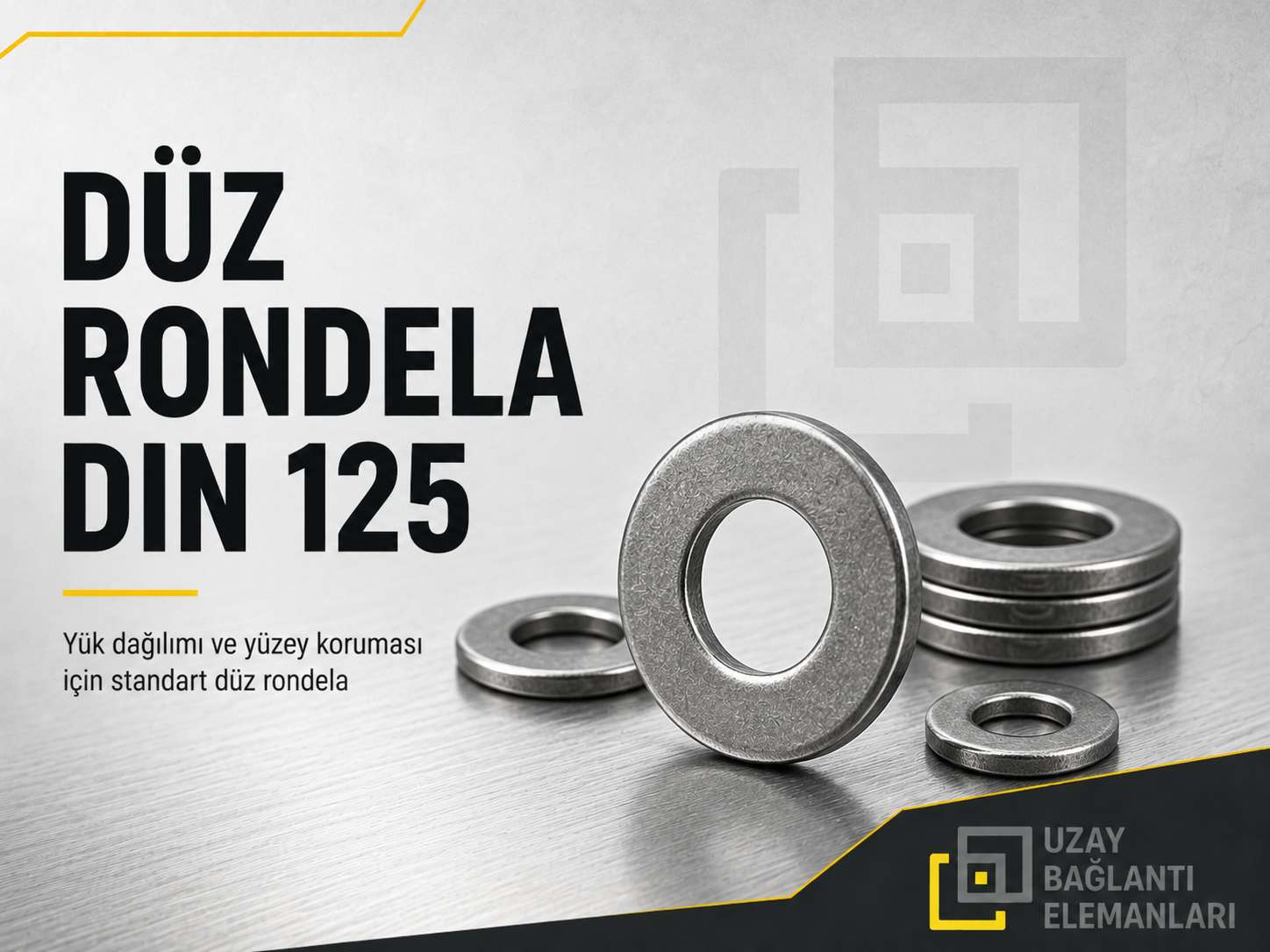 Düz Rondela DIN 125