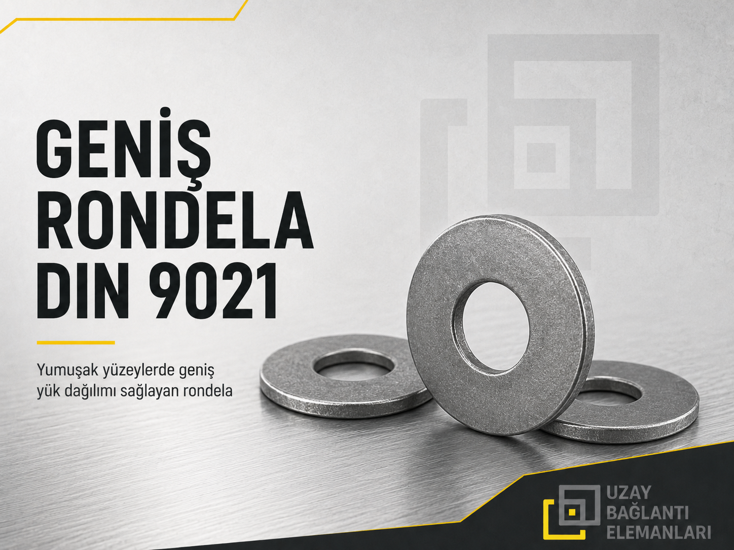 Geniş Rondela DIN 9021