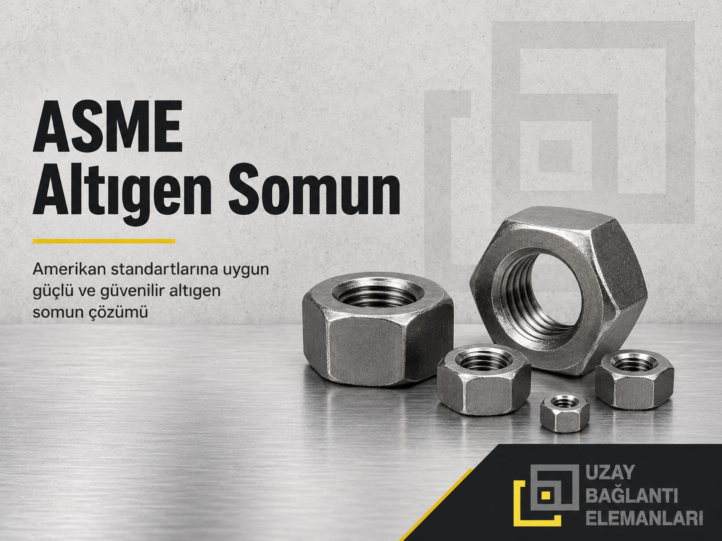 ASME Altıgen Somun