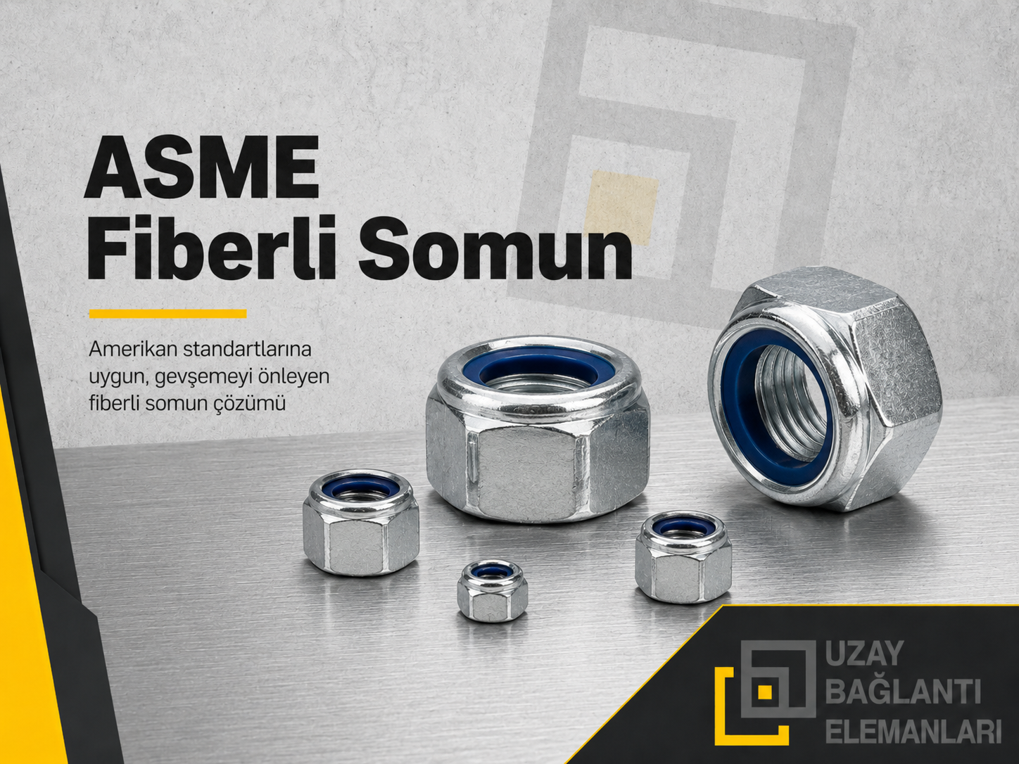 ASME Fiberli Somun
