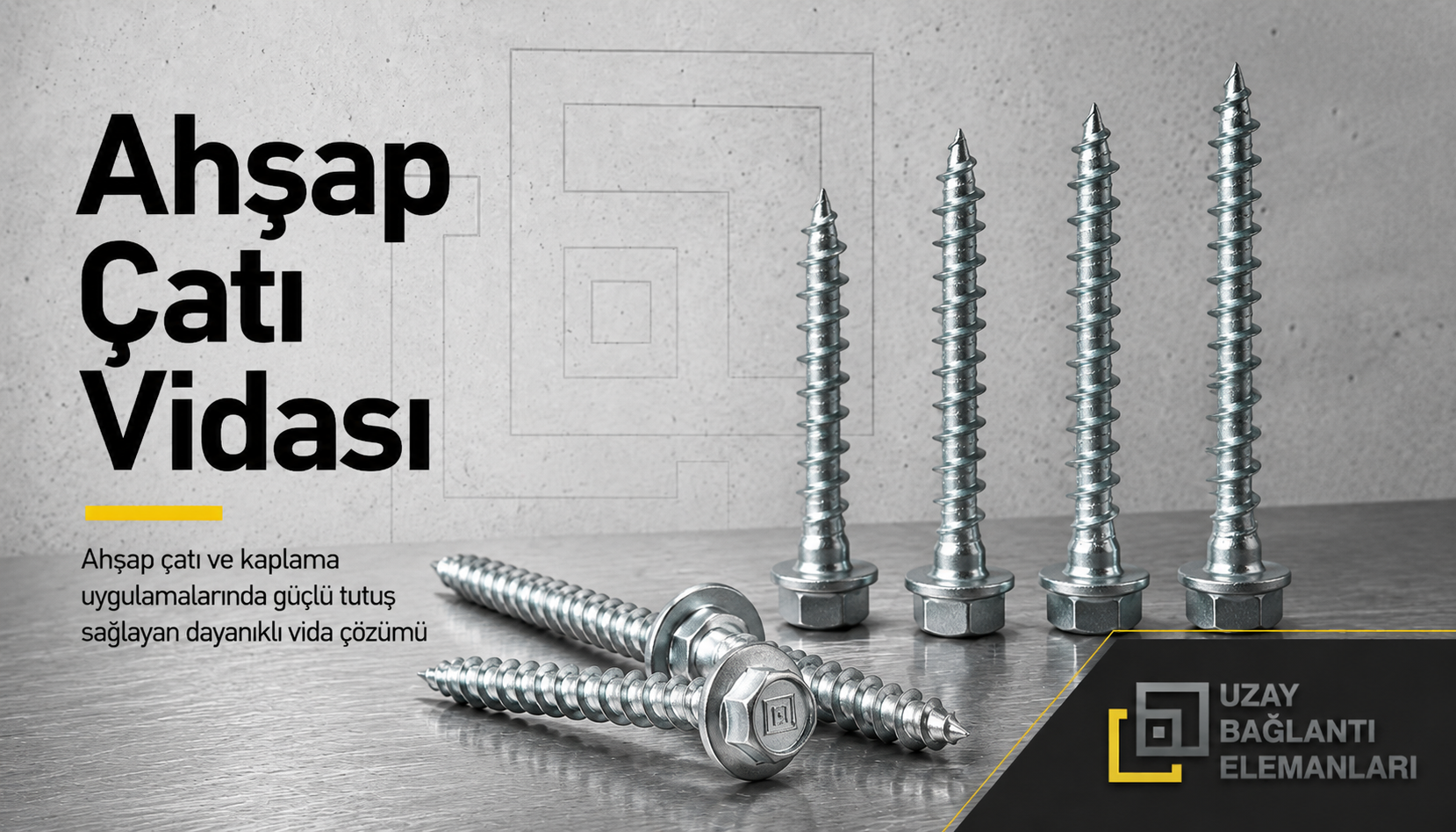 Ahşap Çatı Vidası